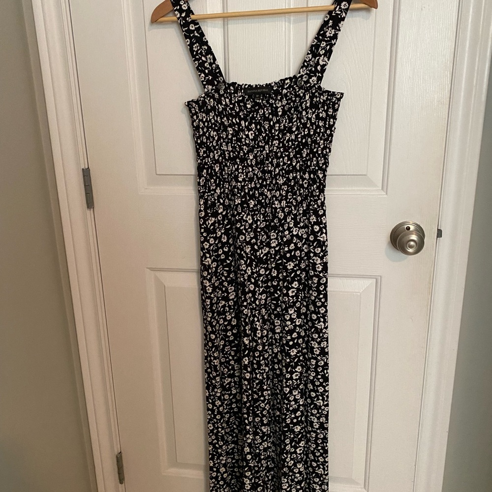 Banana Republic wide leg jump suit xs